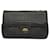 BALLY Ketten-Schultertasche aus schwarzem Leder mit Gold Auth kk523 Golden  - Ansicht 13