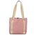 Bulgari Borsa Tote BVLGARI Logo Mania in tela rosa argento Auth BA3106 - vista 2