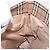 Borsa tote in tela Burberry Nova Check rossa beige oro Auth 126393 - vista 17