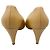 Zapatos de tacón de cuero beige con punta afilada Max Mara - vista 6