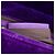 Borsa Satchel Baguette Fendi in velluto viola goffrata Zucca Large - vista 6