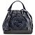 Borsa Soho piccola in vernice blu di Gucci Blu navy