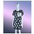 Chanel Vestido Camelia Logo CC Monocromático 34 FR - vista 2