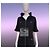 Chanel Futuristisches schwarzes schimmerndes Tweed-Jackenkleid 36 FR - Ansicht 13