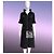 Chanel Futuristisches schwarzes schimmerndes Tweed-Jackenkleid 36 FR - Ansicht 3
