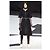 Chanel Futuristisches schwarzes schimmerndes Tweed-Jackenkleid 36 FR - Ansicht 5