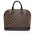 Louis Vuitton Damier Ebene Alma PM Handtasche Braun