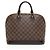 Louis Vuitton Damier Ebene Alma PM Handtasche Braun - Ansicht 3