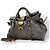 Bolsa de couro cinza Miu Miu