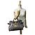 Bolsa de couro cinza Miu Miu - vista 5