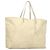 BOTTEGA VENETA Tote Bag Nylon White Auth hk2820