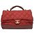 CHANEL Borsa a Spalla Matelassé Catena Pelle Caviar Rossa CC Auth 127257 Rosso - vista 2