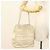 CHANEL Borsa Tote Camelia Pelle Beige CC Auth 128453 - vista 23
