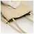 CHANEL Borsa Tote Camelia Pelle Beige CC Auth 128453 - vista 6