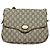Borsa a spalla GUCCI GG Plus Supreme PVC Beige Oro Auth ep9232 D'oro - vista 2