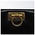 Borsa a spalla Gancini Chain di Salvatore Ferragamo in vernice nera e oro Auth 128138 Nero D'oro - vista 15