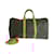 Louis Vuitton Monogram Keepall 50 Bandouliere Brown Patent leather  ref.2315076