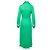 Prada Langarmkleid mit Rüschensaum Grün - Ansicht 5