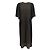 Vestido de bolinhas preto e bege Muveil
