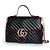 Borsa a mano Gucci Marmont nera Nero