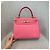Bolsa Hermès Kelly 25 em couro Swift Rosa - vista 2