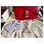 Classic Box Borsa a mano Céline Classic rossa in pelle Rosso - vista 4