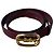 Céline Cintura in pelle bordeaux Celine Triomphe vintage Marrone D'oro Bordò Cognac Prugna Nocciola Castagno Caramello Cioccolato Marrone scuro Rame