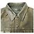 Ralph Lauren Camicia overshirt in pelle invecchiata a mano RRL Marrone Nero - vista 5