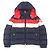 Moncler JANVRY Giacca in Piuma di Nylon Blu Navy