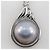 Collana in argento con perle Mabe Tasaki - vista 6