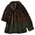 Autre Marque SAGA Mink Genuine Fur Coat Dark Brown  ref.2315881