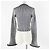 Cardigan a maniche a campana Louis Vuitton Nero M Grigio - vista 5