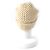 Chanel Cashmere COCO Mark Strickmütze für Damen Weiß Roh - Ansicht 5