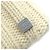 Chanel Cashmere COCO Mark Strickmütze für Damen Weiß Roh - Ansicht 7