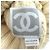 Chanel Cashmere COCO Mark Strickmütze für Damen Weiß Roh - Ansicht 8