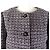 Chaqueta de tweed COACH Signature XS Negro Rosa Blanco - vista 5