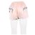 Louis Vuitton Short satinado rosa con flecos - vista 2