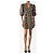 Ganni Schwarzes und rotes Blumenmuster Mini-Kleid - Größe UK 6 - Ansicht 3
