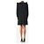 Ganni Schwarzes Rüschenshirt-Minikleid - Größe UK 6 - Ansicht 2
