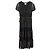 Temperley London Wondering Spitzen-Midi-Kleid aus schwarzer Viskose