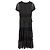 Temperley London Wondering Spitzen-Midi-Kleid aus schwarzer Viskose - Ansicht 2