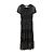 Temperley London Wondering Spitzen-Midi-Kleid aus schwarzer Viskose - Ansicht 4