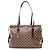 Borsa Tote Chelsea Damier Ebene Louis Vuitton Marrone