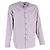 Camicia a maniche lunghe con stampa a quadri in cotone viola di Giorgio Armani Multicolore