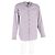 Camicia a maniche lunghe con stampa a quadri in cotone viola di Giorgio Armani Multicolore - vista 4