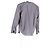 Camicia a maniche lunghe con bottone nascosto Giorgio Armani in cotone grigio - vista 6