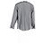 Camicia a maniche lunghe a righe diagonali Giorgio Armani in cotone grigio - vista 6