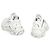 Sneakers Triple S Balenciaga Bianco - vista 3
