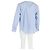 Camicia a maniche lunghe a stampa check in cotone blu di Giorgio Armani Multicolore - vista 6