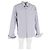 Camicia a righe a maniche lunghe Giorgio Armani in cotone grigio Multicolore - vista 4